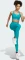 adidas TECHFIT Stash Pocket Full-Length Hose lang pure teal (Damen) Vorschaubild