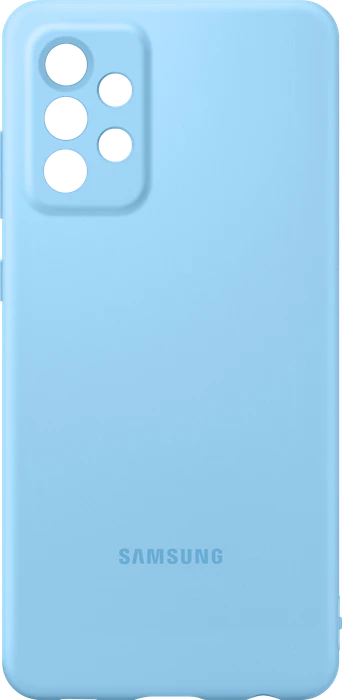 Samsung Silicone Cover für Galaxy A72 blau