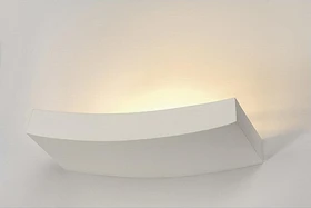 SLV Plastra curve Wandleuchte weiß