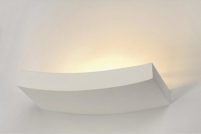 SLV Plastra curve Wandleuchte weiß