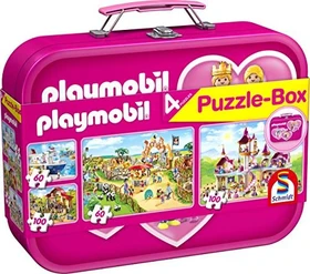 Schmidt Spiele playmobil Puzzle-Box pink - im Metallkoffer