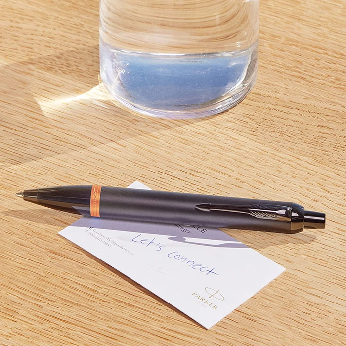 Parker IM Vibrant Rings Kugelschreiber schwarz, Geschenkbox