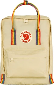 Fjällräven Kanken Rainbow light oak/rainbow pattern