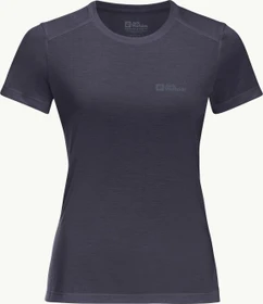 Jack Wolfskin Vonnan Funktionsshirt kurzarm graphite (Damen)