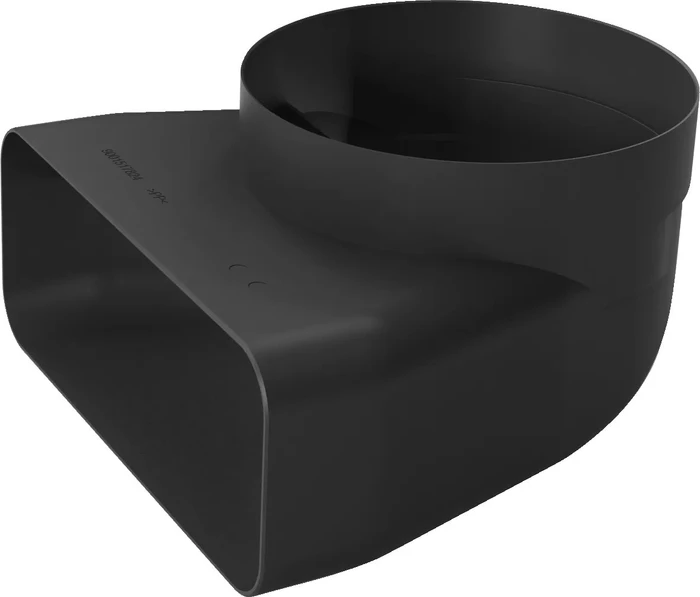 90°-Abluft-Adapter für Bosch Siemens Kochfeld 17005354 Glaskeramik Image