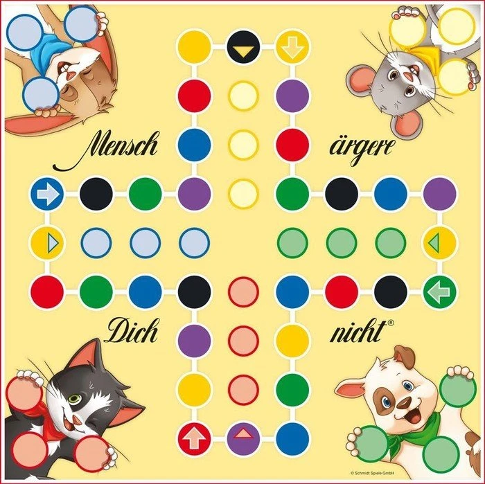 Mensch ärgere Dich nicht Kids mit 3D-Spielfiguren