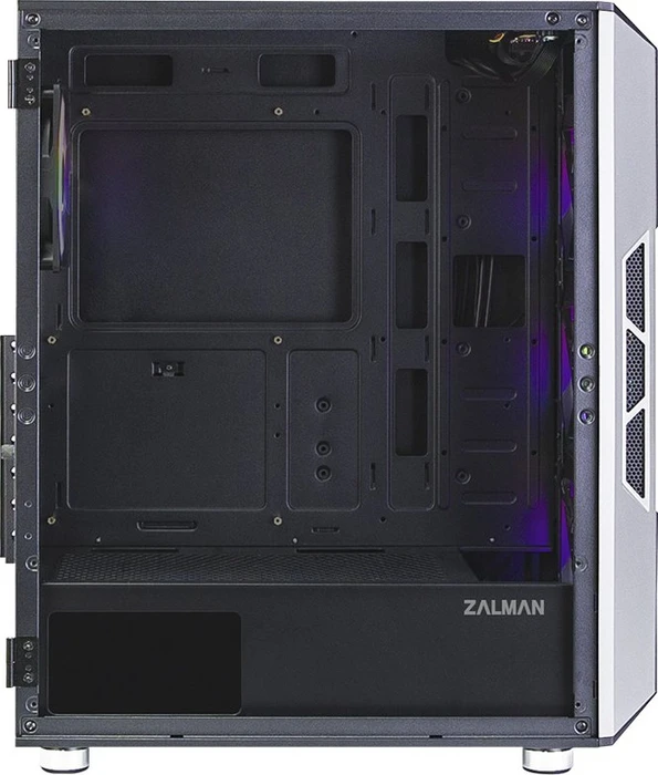 Zalman i3 Neo, schwarz/grau, Glasfenster