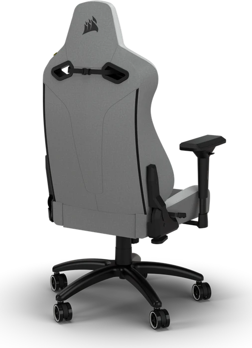 Corsair TC200 Soft Fabric Gamingstuhl, hellgrau/weiß