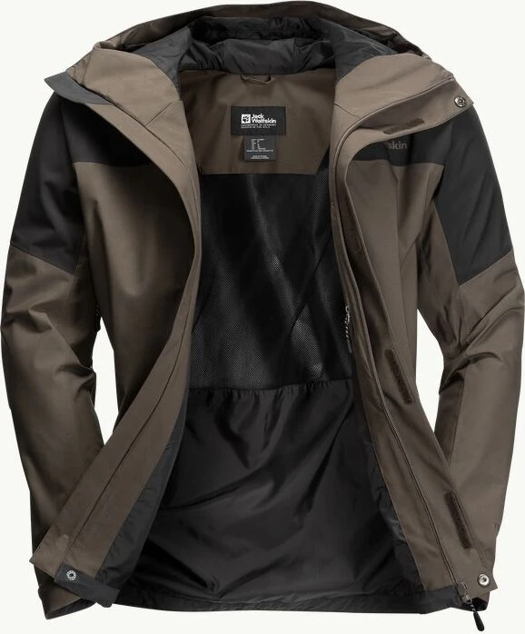 Jack Wolfskin Kammweg 2l Funktionsjacke cold coffee (Herren)