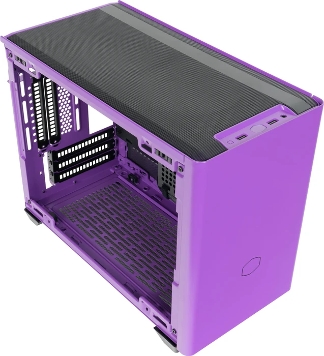 Cooler Master MasterBox NR200P Color Edition Nightshade Purple, Glasfenster, Mini-ITX