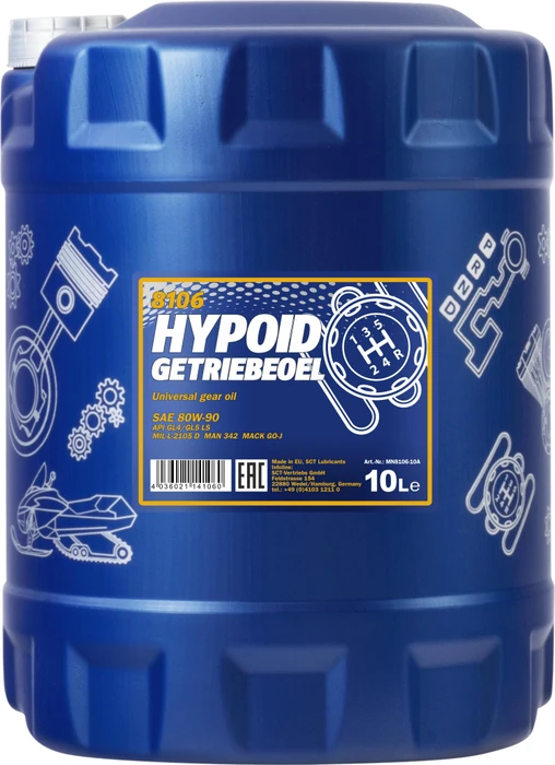 Mannol Hypoid Getriebeöl 80W-90