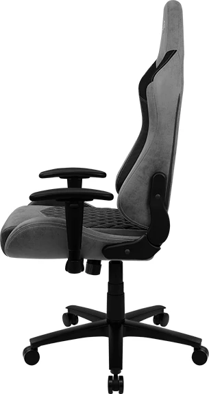 AeroCool Duke AeroSuede Gamingstuhl, schwarz/grau