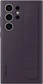 Samsung Silicone Grip Case für Galaxy S24 Ultra dark violet