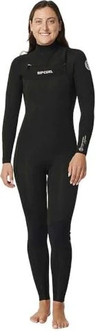Rip Curl Dawn Patrol Chest Zip Nasstauchanzug 4/3/3mm schwarz (Damen)