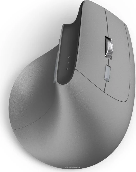 Hama EWM-700R Ergonomic Vertical Mouse, grau/schwarz, USB/Bluetooth