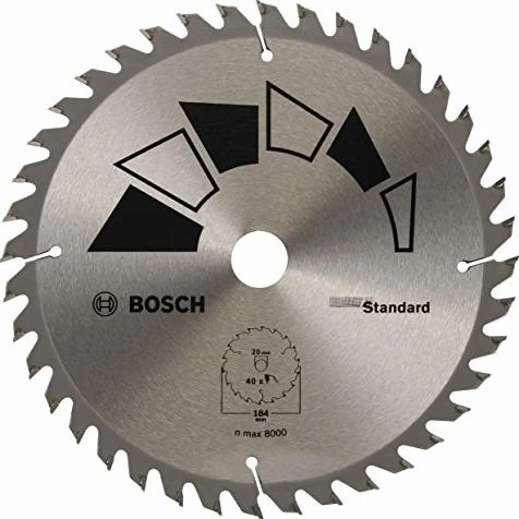 Bosch DIY Standard Kreissägeblatt 40Z, 184x2.2x20mm, 1 Stück