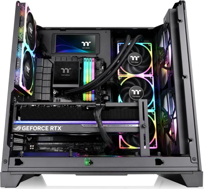 Thermaltake View 390 Air Black, schwarz, Glasfenster