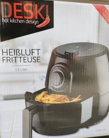 Deski 3.5l Heißluftfritteuse schwarz
