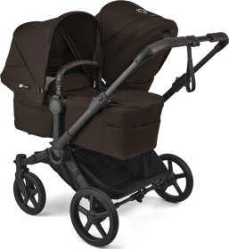 Bugaboo Donkey 6 Duo Gestell schwarz cocoa brown