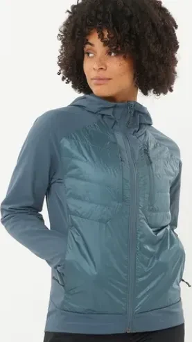 Salomon Elixir Hybrid Hooded Funktionsjacke midnight navy (Damen)
