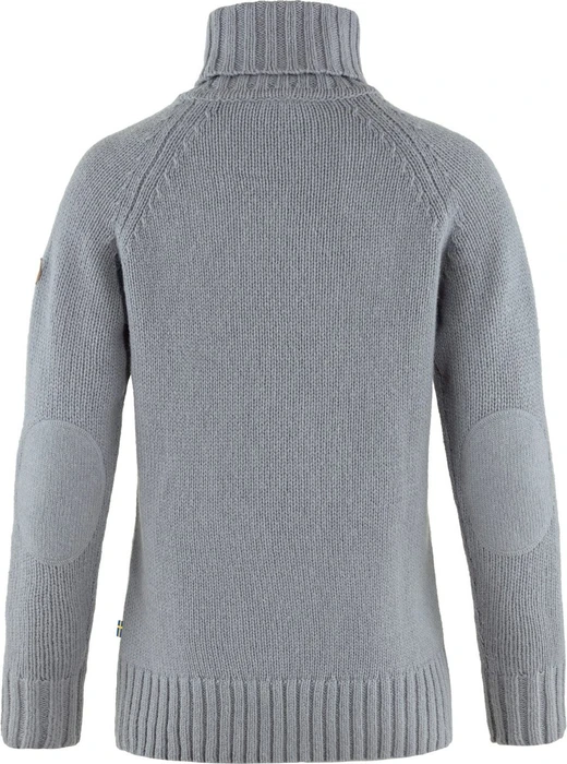 Fjällräven Övik Cable Roller Neck Strickpullover flint grey (Damen)