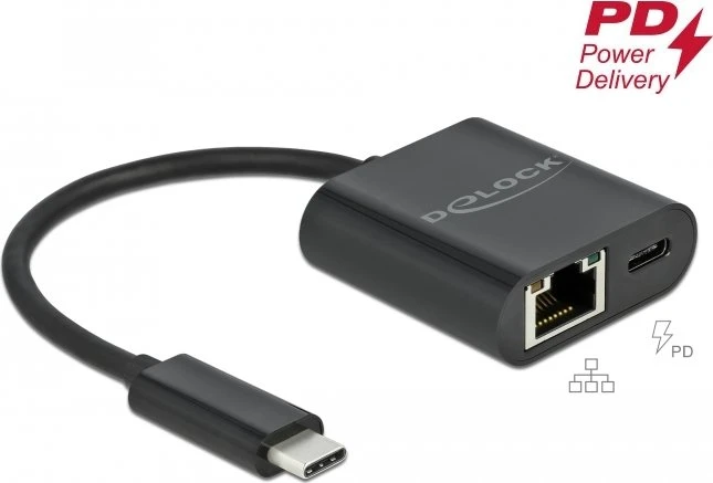 DeLOCK RJ-45 LAN-Adapter, USB-C 3.0 [Stecker]