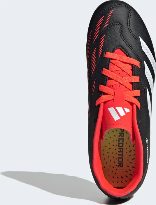 adidas Predator 24 Club FxG core black/cloud white/solar red (Junior)