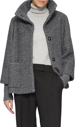s.Oliver Flauschige Strickbündchen Jacke grau (Damen)