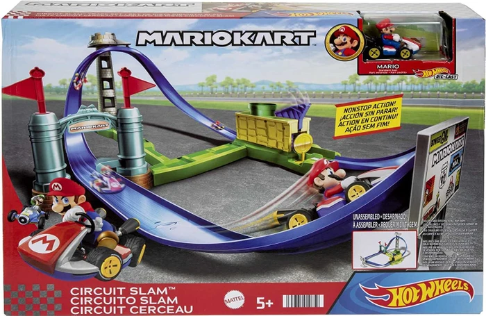 Mattel Hot Wheels Mario Kart Rundkurs Tack Set