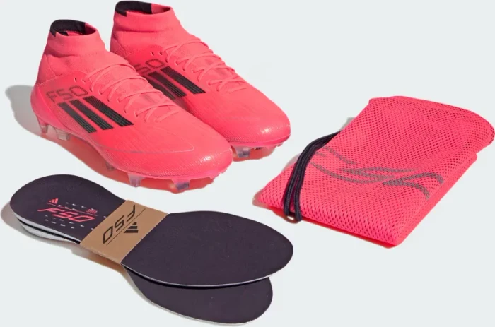 adidas F50 Elite Mid-Cut FG turbo/aurora black/platinum metallic (Damen)