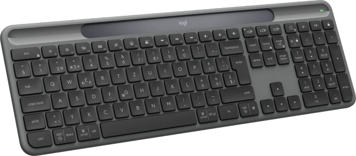 Logitech Signature Slim Solar+ K980, Grafit, USB/Bluetooth, CH