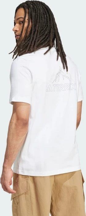 adidas Terrex Graphic T-Shirt kurzarm white/grey three (Herren)