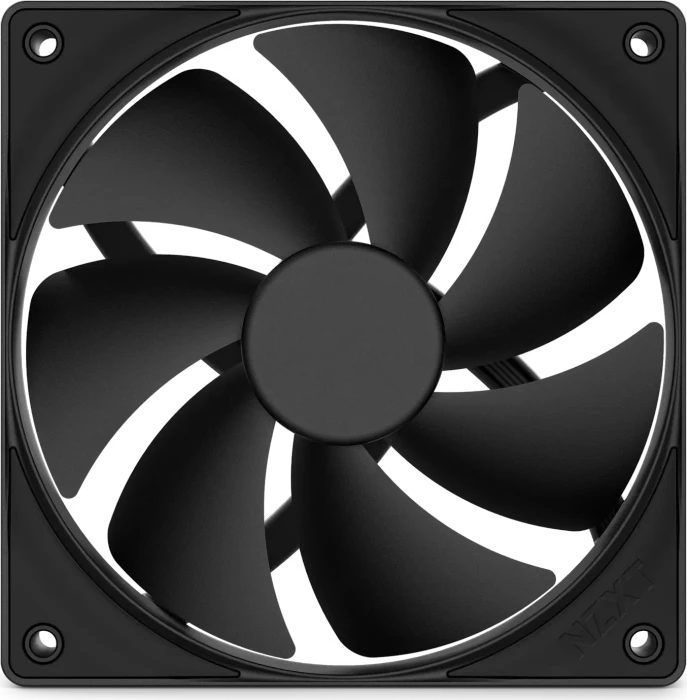 NZXT F Series F120P (2024), Matte Black, schwarz, 120mm
