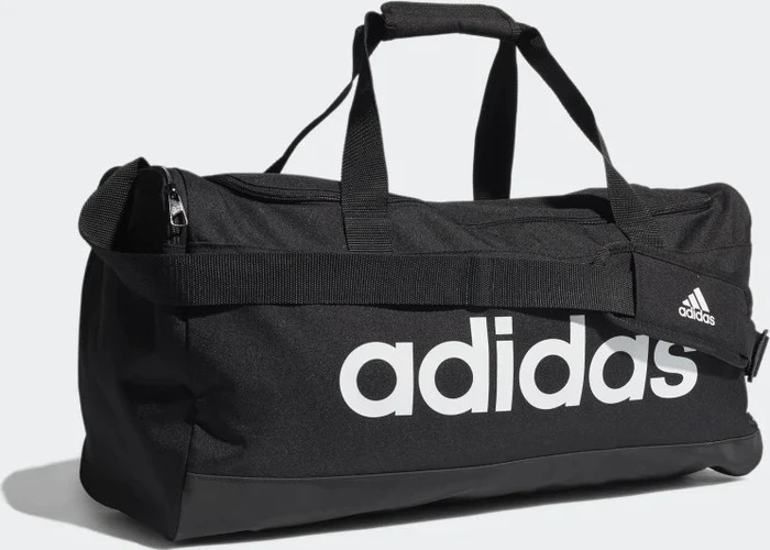 adidas Essentials Logo Duffelbag Medium Sporttasche schwarz/weiß