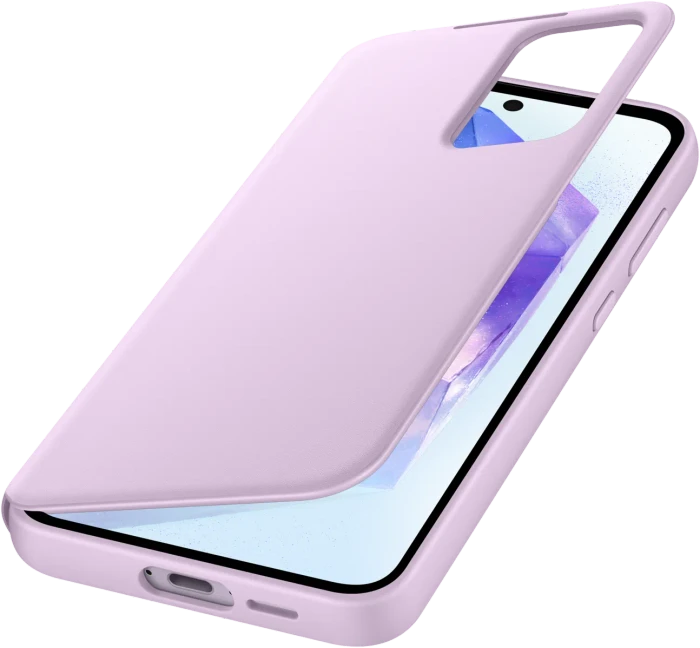 Samsung Smart View Wallet Case für Galaxy A55 5G Lavender