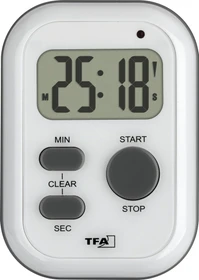 TFA Dostmann Digitaler Kitchen Timer und Stoppuhr