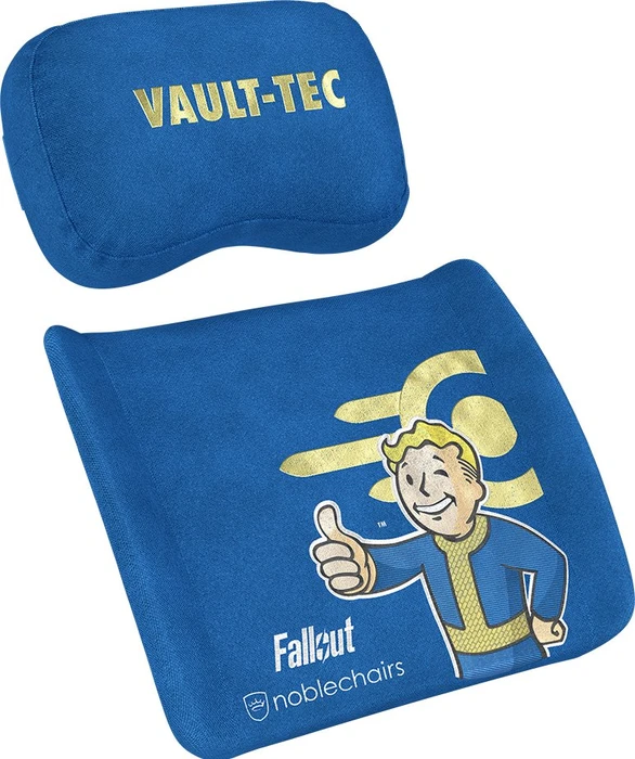 noblechairs Kissen-Set Fallout Vault Tec Edition, blau