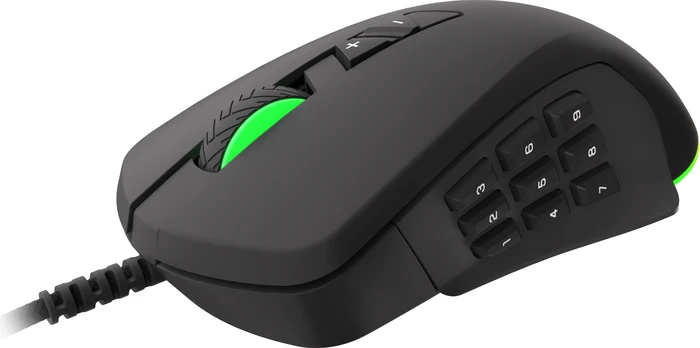 Genesis Xenon 770 Hybrid MMO/FPS Gaming Mouse, USB
