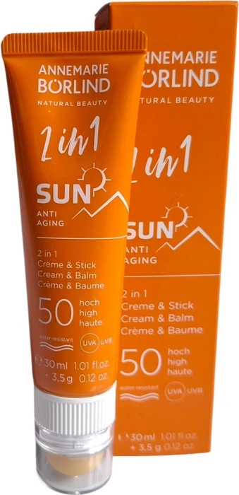 Annemarie Börlind 2in1 Sun Anti Aging Creme & Stick LSF50, 30ml