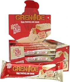 Grenade Protein Bar White Chocolate Salted Peanut 720g (12x 60g)