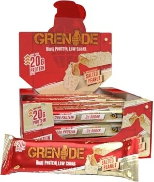 Grenade Protein Bar White Chocolate Salted Peanut 720g (12x 60g)