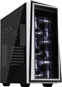 SilverStone Redline Series RL06 GP weiß, Glasfenster, Lüfter LED weiß