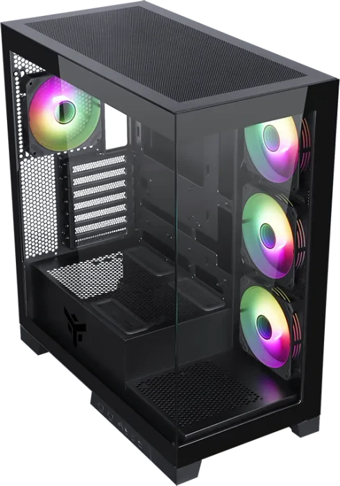 iTek Showbui 45W Black, Glasfenster