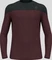 Odlo Revelstoke Performance Wool Warm Baselayer Funktionsshirt langarm black/fudge melange (Herren) Vorschaubild