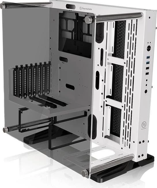 Thermaltake Core P3 Tempered Glass Snow Edition, weiß, Glasfenster