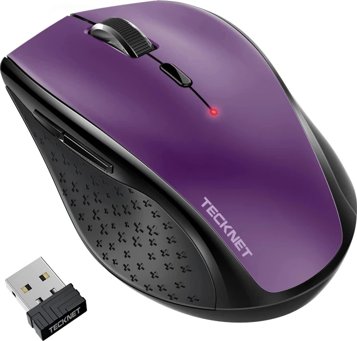 TeckNet Classic 2.4G Wireless, violett, USB