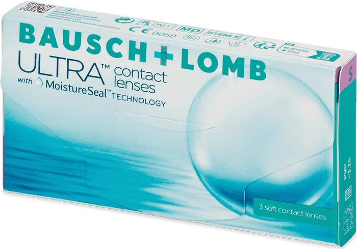 Bausch&Lomb ULTRA, +0.00 Dioptrien, 3 Stück
