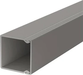 OBO Bettermann WDK40040GR Kabelkanal, 40x40mm, 2m, steingrau