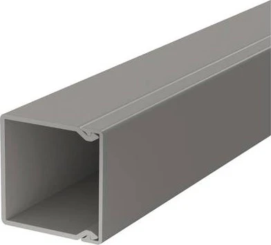 OBO Bettermann WDK40040GR Kabelkanal, 40x40mm, 2m, steingrau