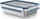 Emsa Clip&Close Stainless Steel rechteckig Aufbewahrungsbehälter 1.2l blau (N11505)